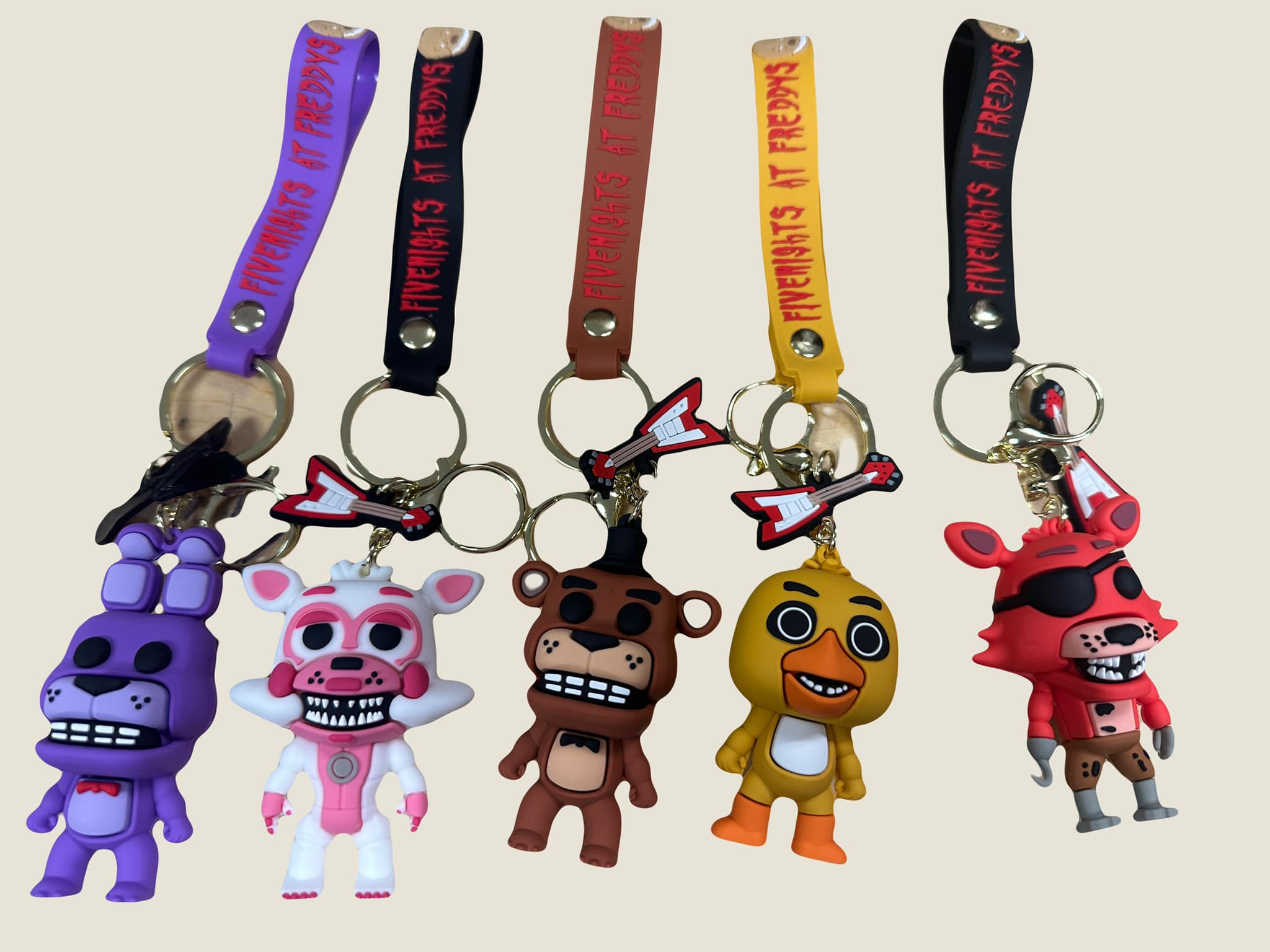 five Nights at freddy Keychains.