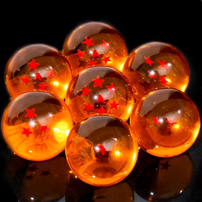 Large Crystal Acrylic Resin Glass Ball with Gift Box Dragon Transparent Play