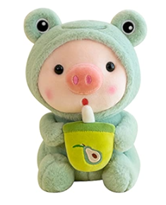 Cute Boba Pig Plush