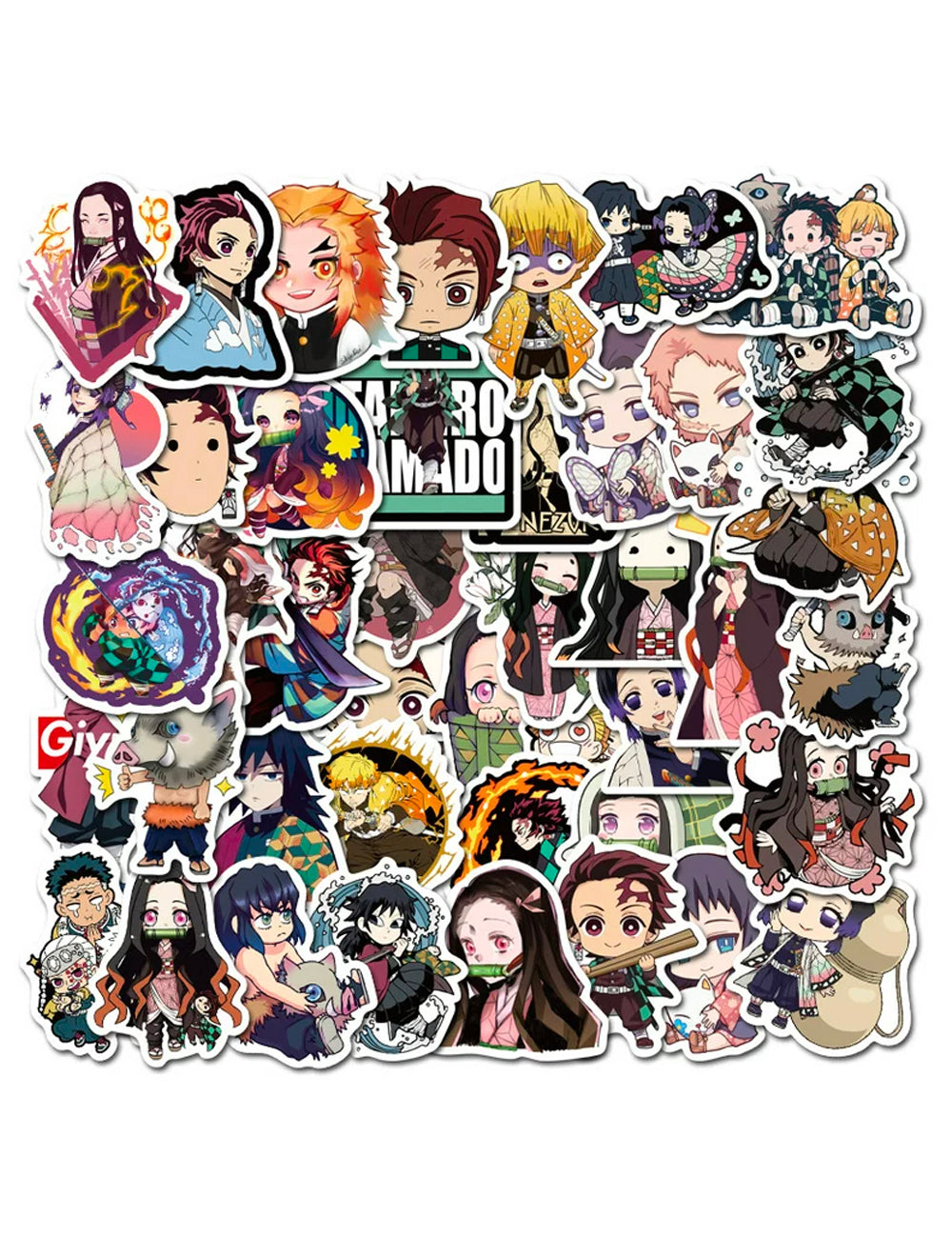 Anime demon slayer cosplay stickers