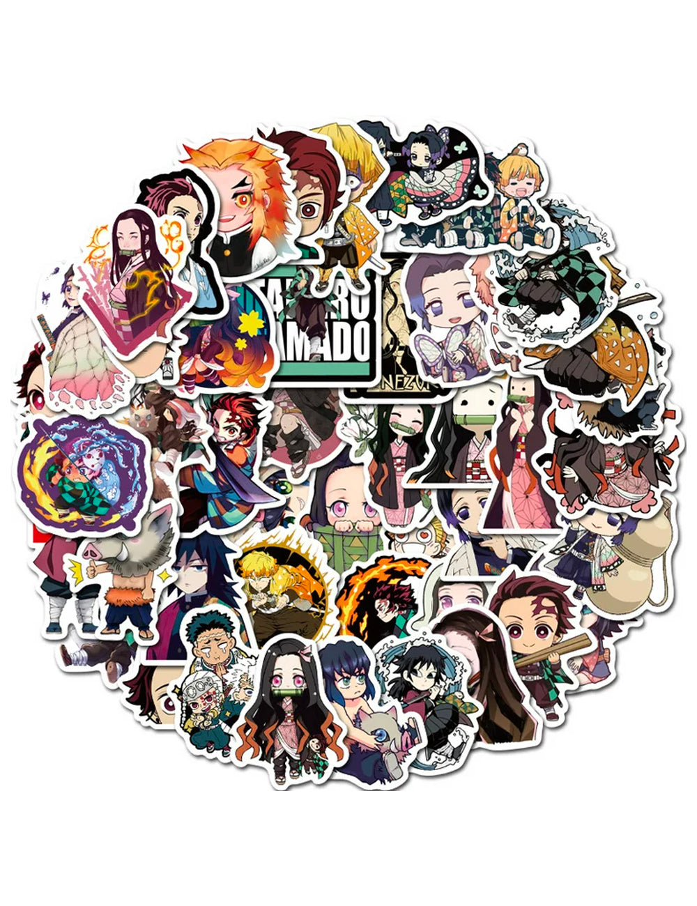 Anime demon slayer cosplay stickers