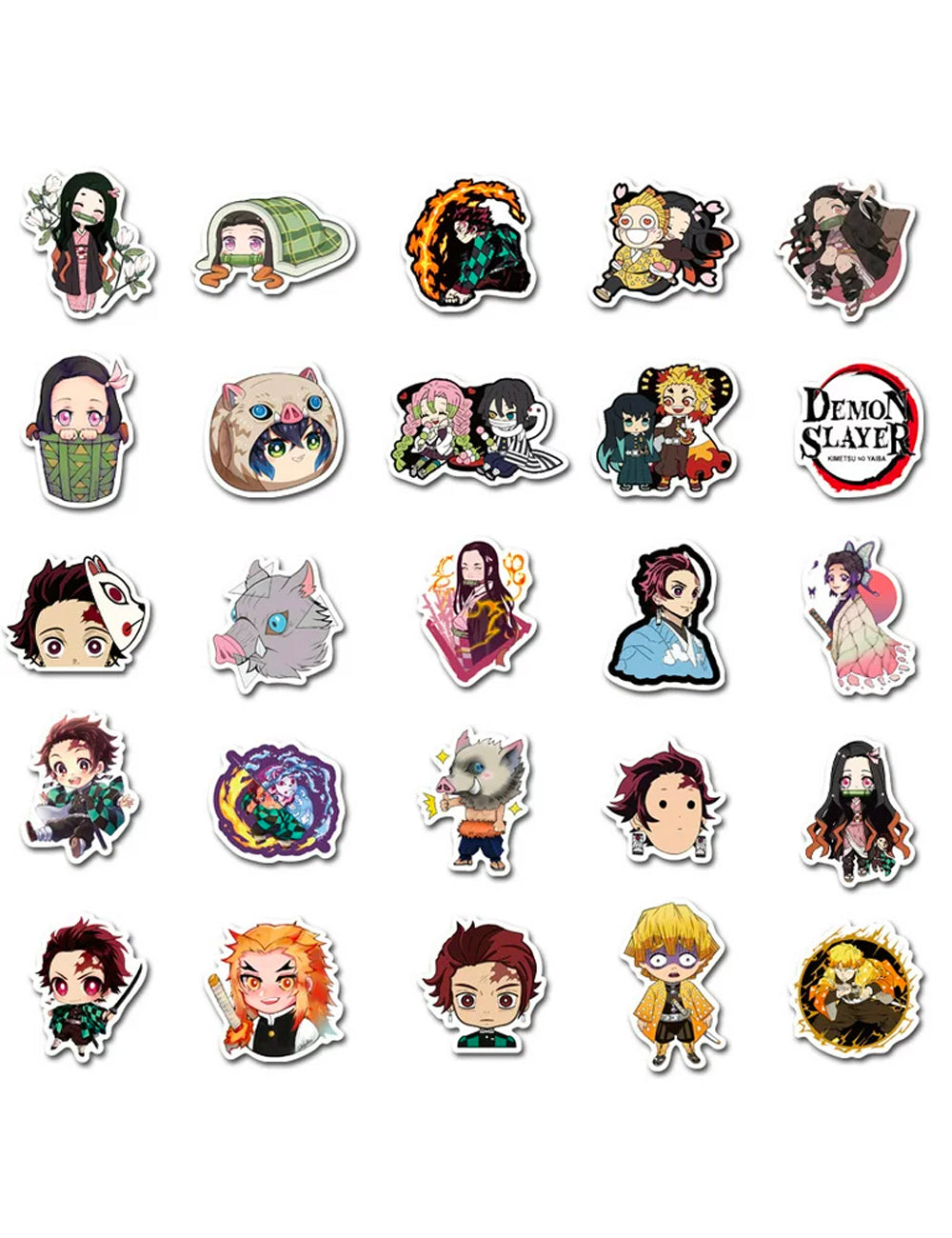Anime demon slayer cosplay stickers
