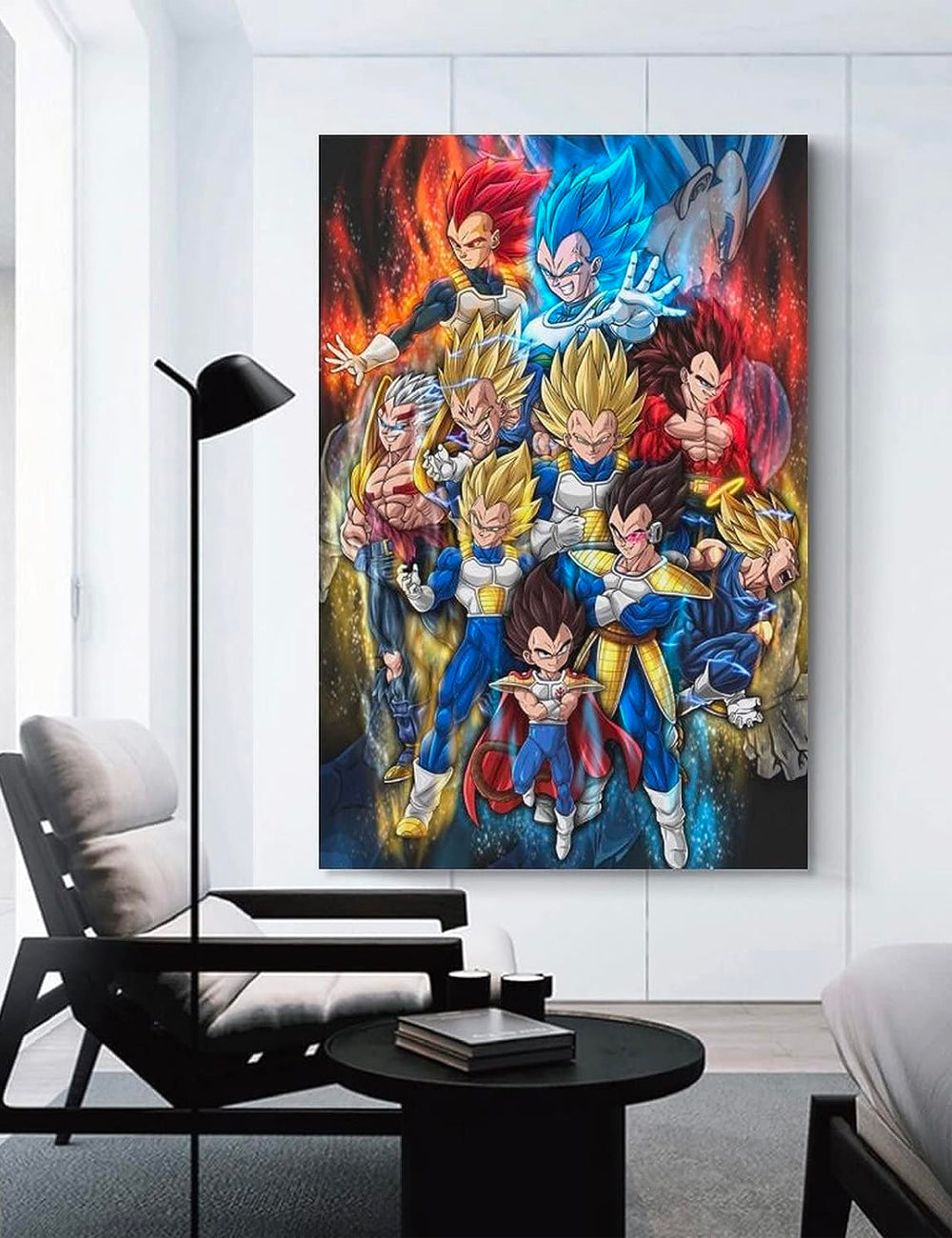 The Evolution of Vegeta Poster
