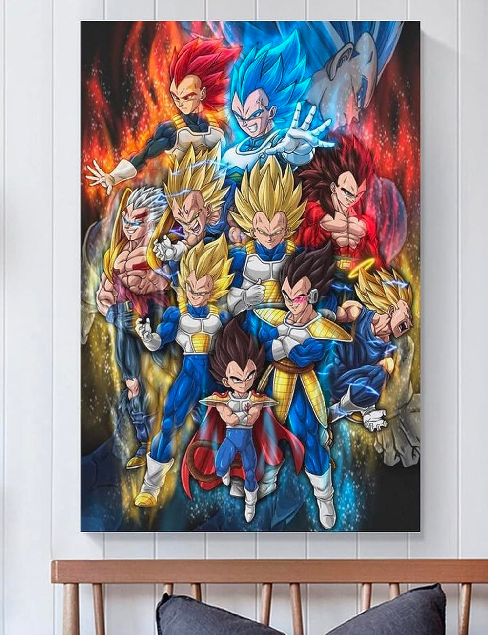 The Evolution of Vegeta Poster