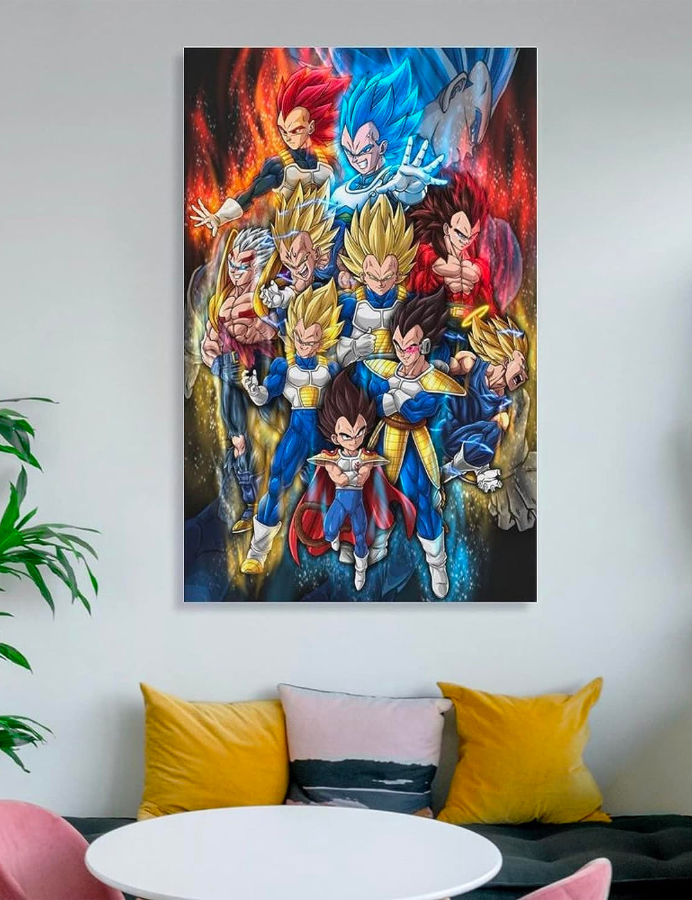 The Evolution of Vegeta Poster