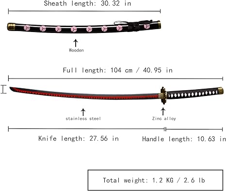Zoro Swords Real Metal